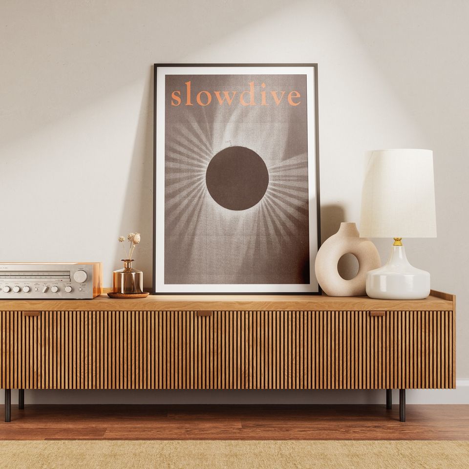 Slowdive Poster | 90s Shoegaze Wall Art