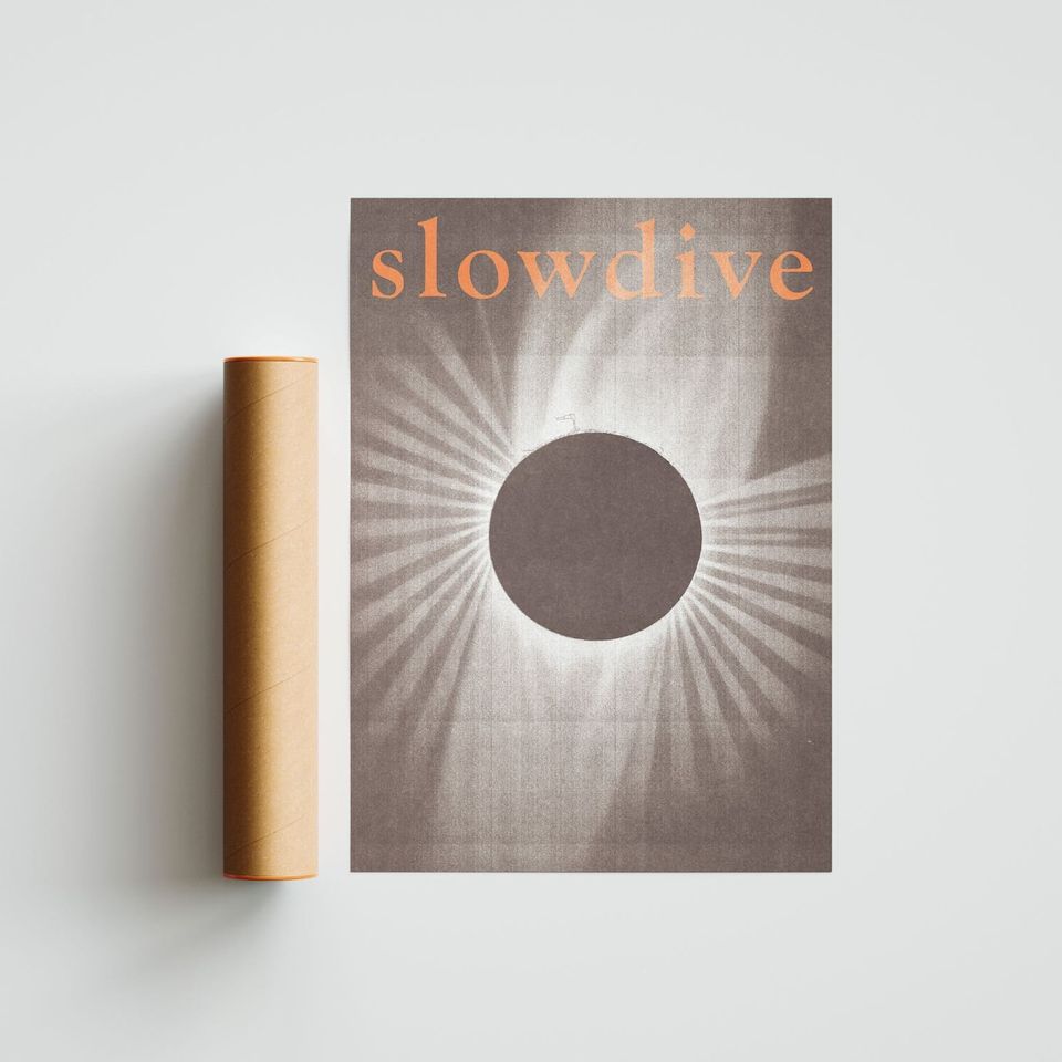 Slowdive Poster | 90s Shoegaze Wall Art
