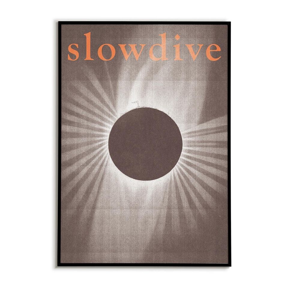 Slowdive Poster | 90s Shoegaze Wall Art