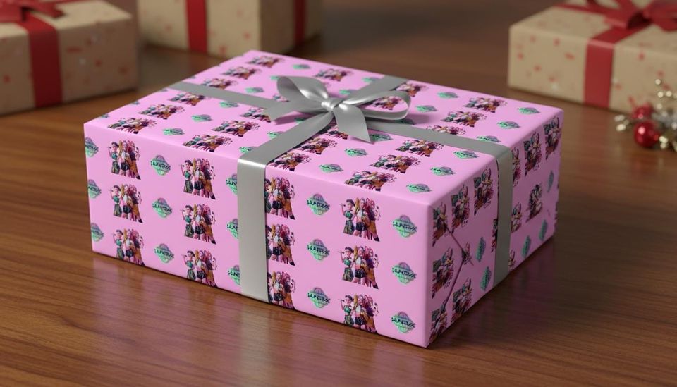 Huntrix Wrapping Paper (Light Pink)