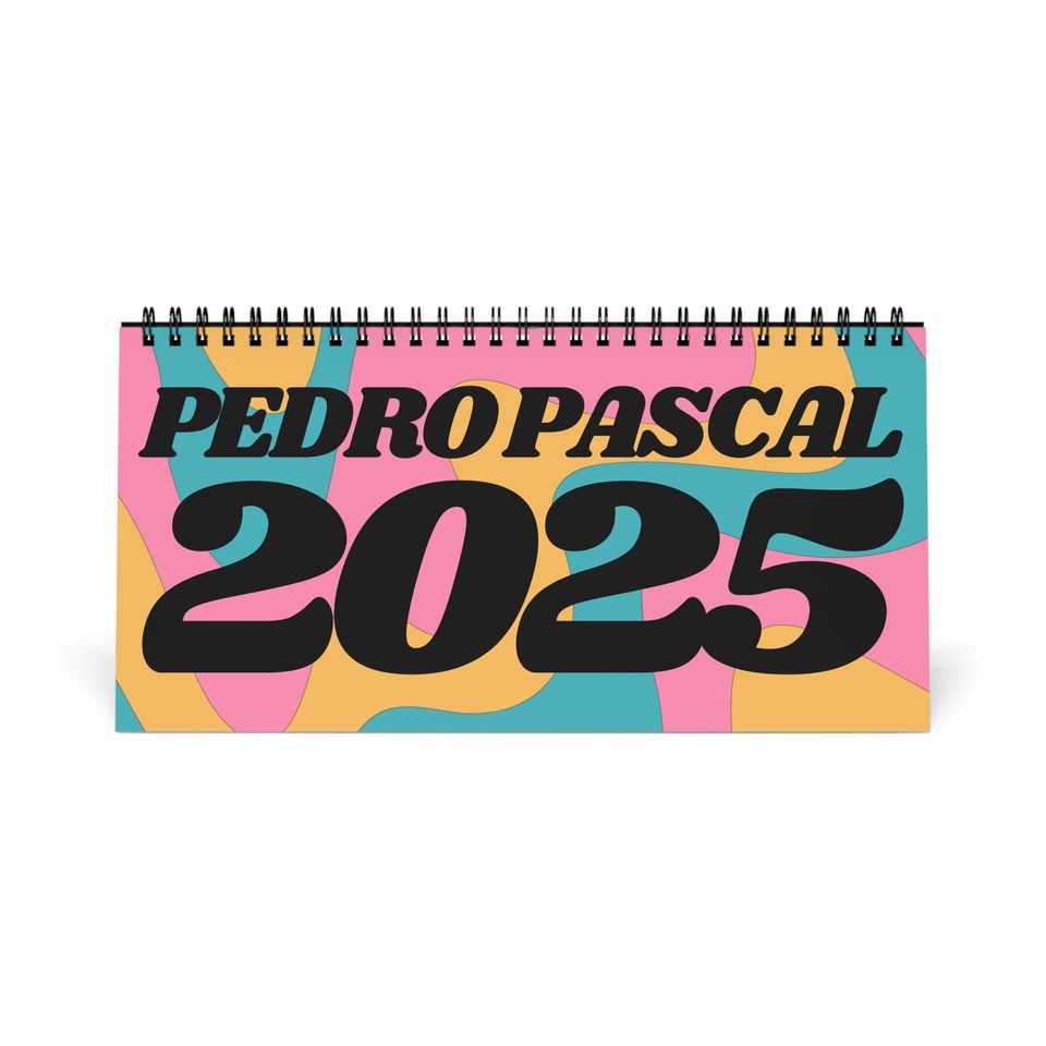 Pedro Pascal 2025 Desktop Calendar