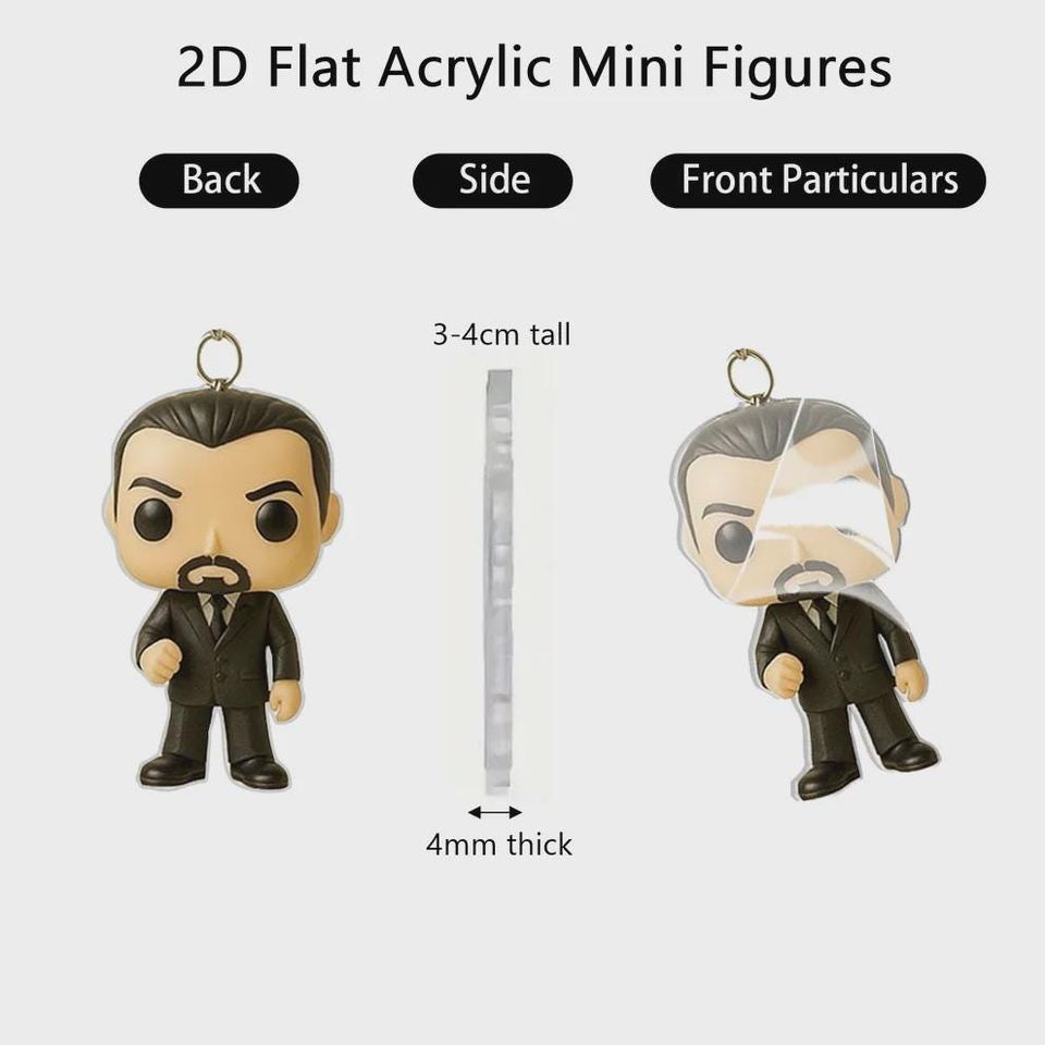 Chicago Cubs Gift Box Advent Calendar, 2D Acrylic Mini Figures, Christmas Countdown Advent Calendar Gift Box With 24 Acrylic Ornaments