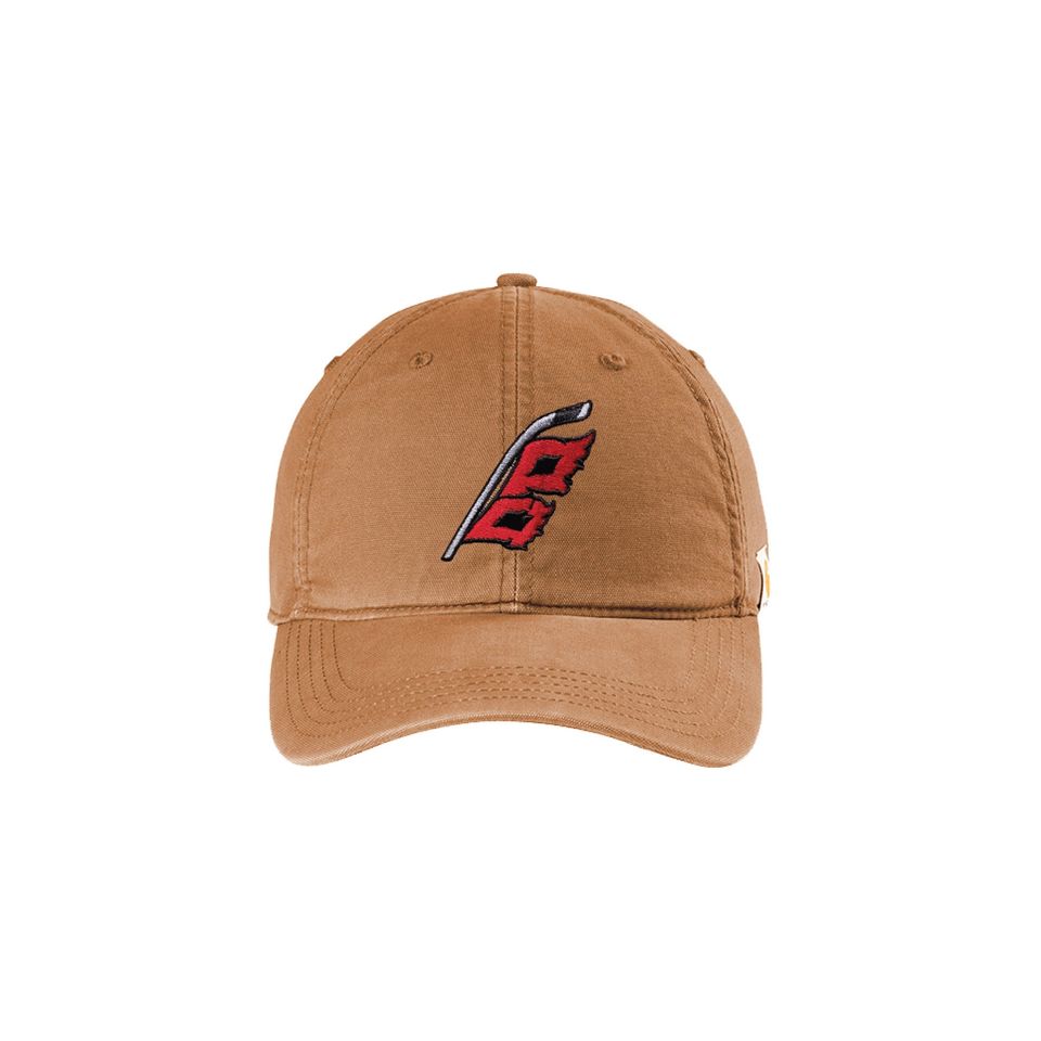 Carolina Hurricanes Flag Hat - Carhartt Velcro Strap Cap - Hockey Gift