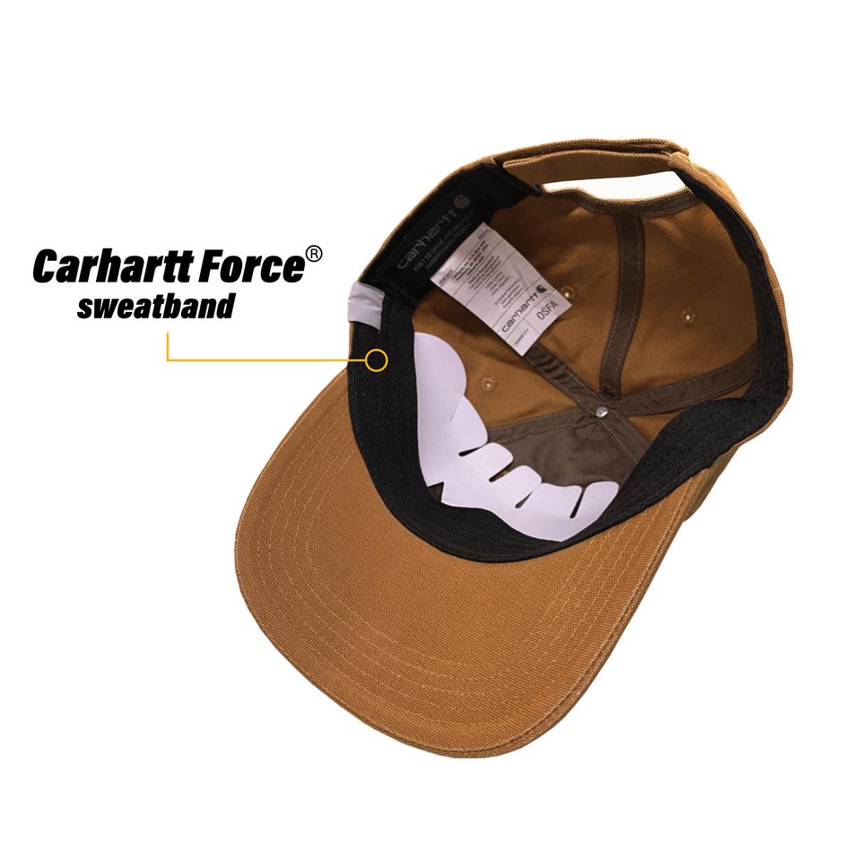 Carolina Hurricanes Flag Hat - Carhartt Velcro Strap Cap - Hockey Gift