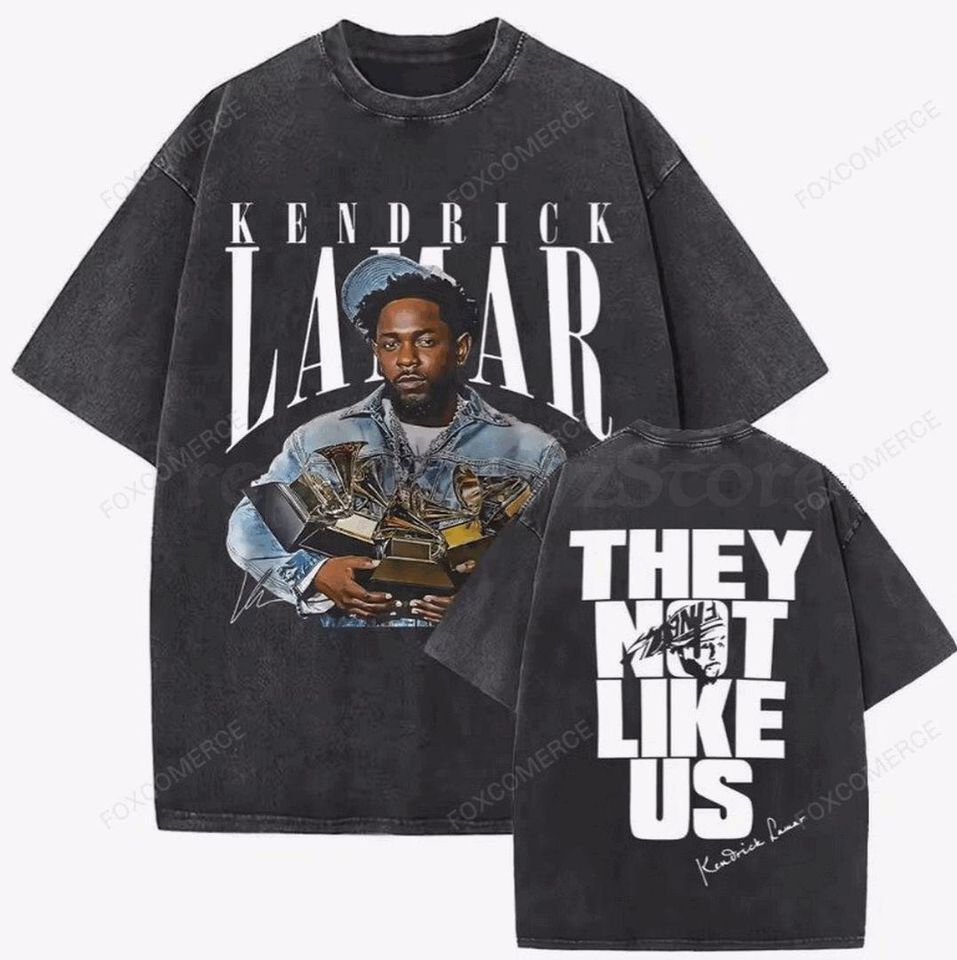 They Not Like Us Kendrick Lamar Shirt  Washed Vintage Rap Tee