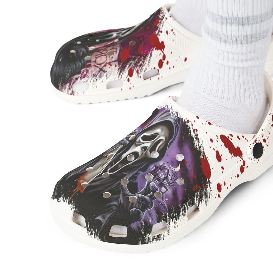 Ghostface EVA Foam Rubber Shoes (AOP)
