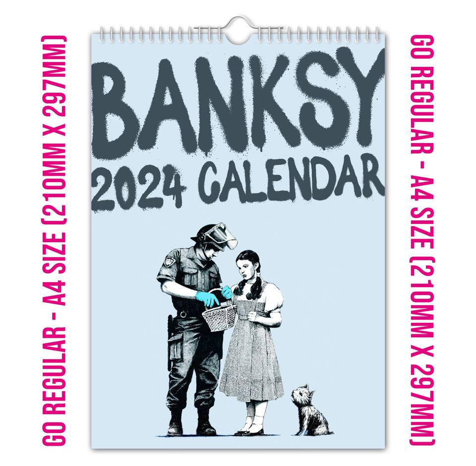Banksy - 2024 Wall Calendar, Creative, Gift Idea, Present, Novelty