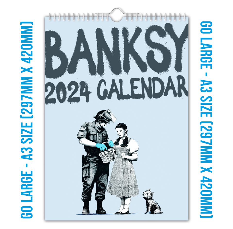 Banksy - 2024 Wall Calendar, Creative, Gift Idea, Present, Novelty