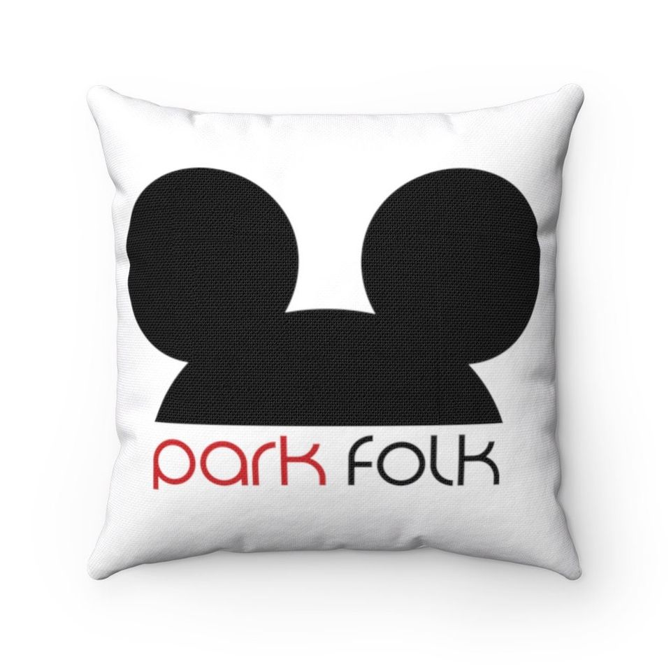 PILLOW Park Folk 4 Sizes/ Theme Park/ Mouse Ears/ Magic Kingdom/ Decor/ Throw Pillow