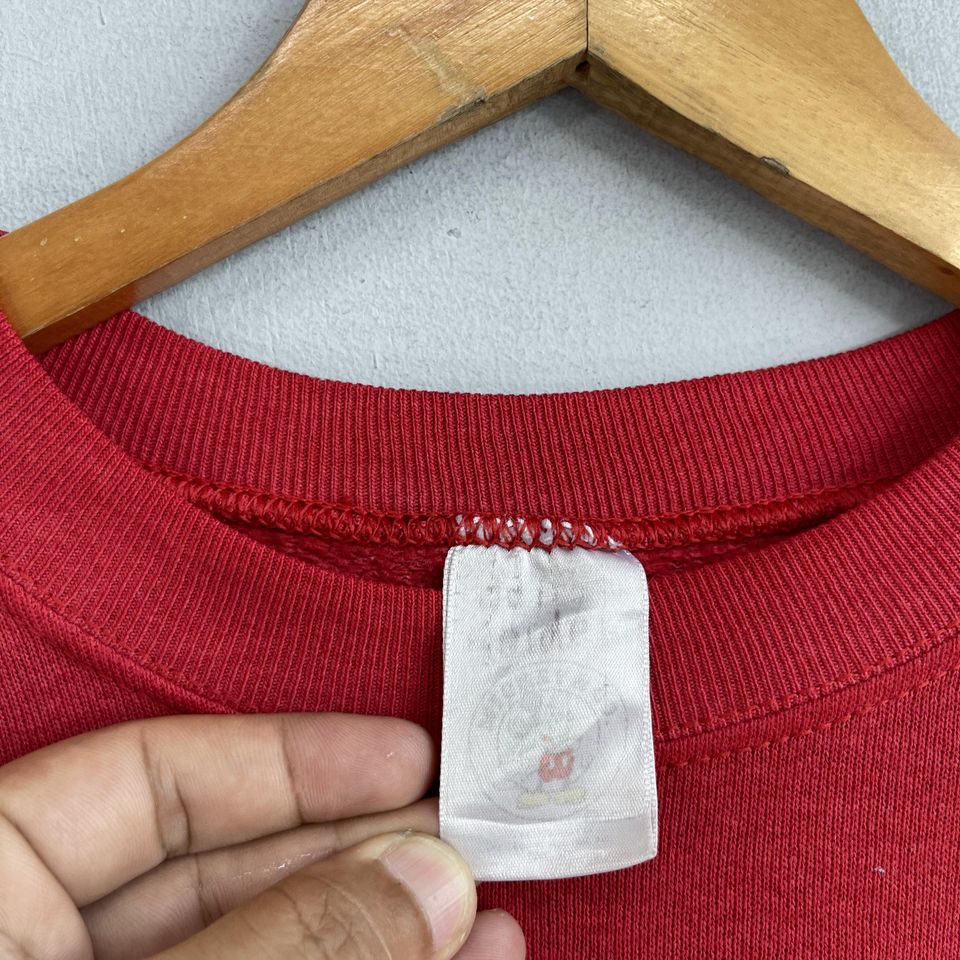 Vintage 1990s MICKEY MOUSE Crewneck Sweatshirt Medium Mickey Mouse Embroidery