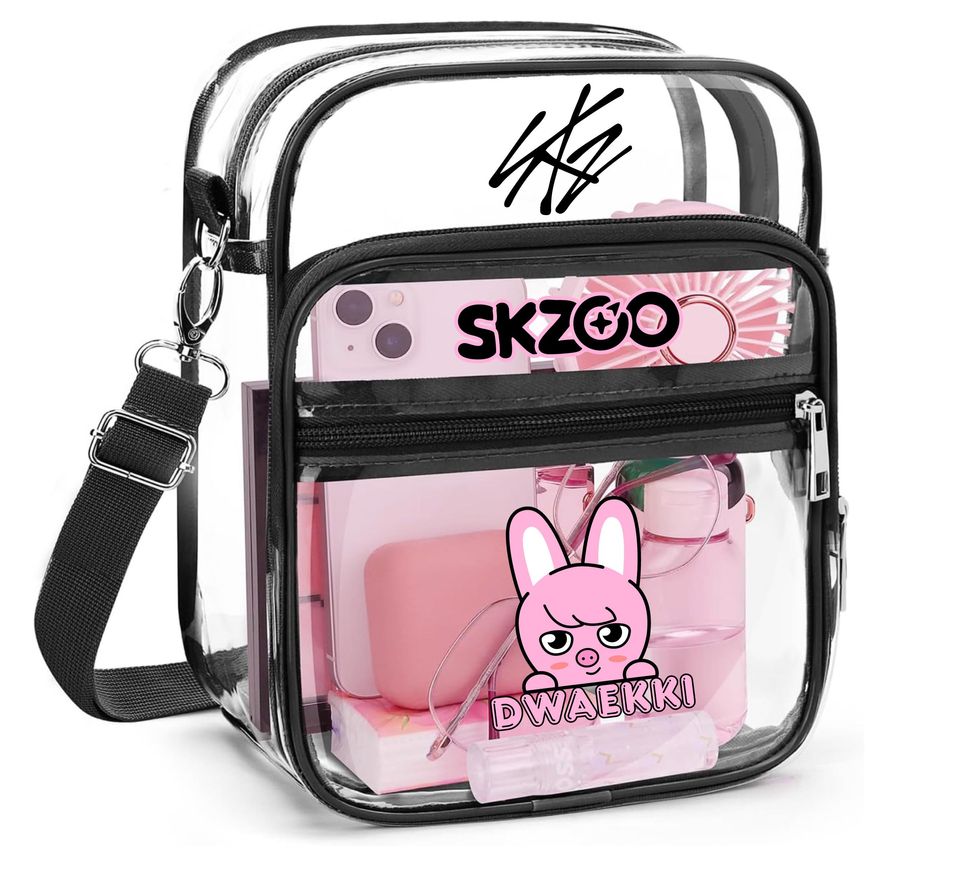 Transparent Shoulder Bag Inspired by Stray Kids SKZOO for Concerts
