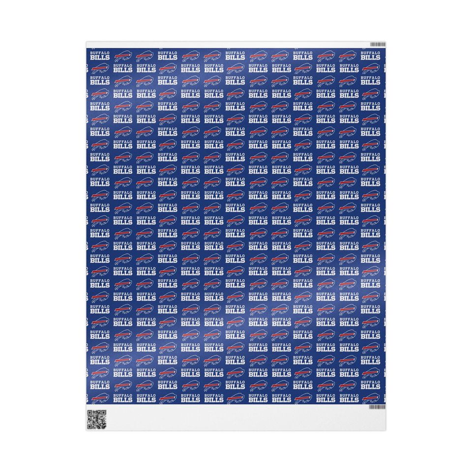 Buffalo Bills Wrapping Paper: Sporty football Gift Wrap