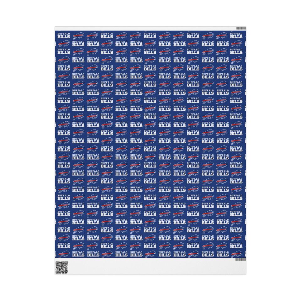 Buffalo Bills Wrapping Paper: Sporty football Gift Wrap