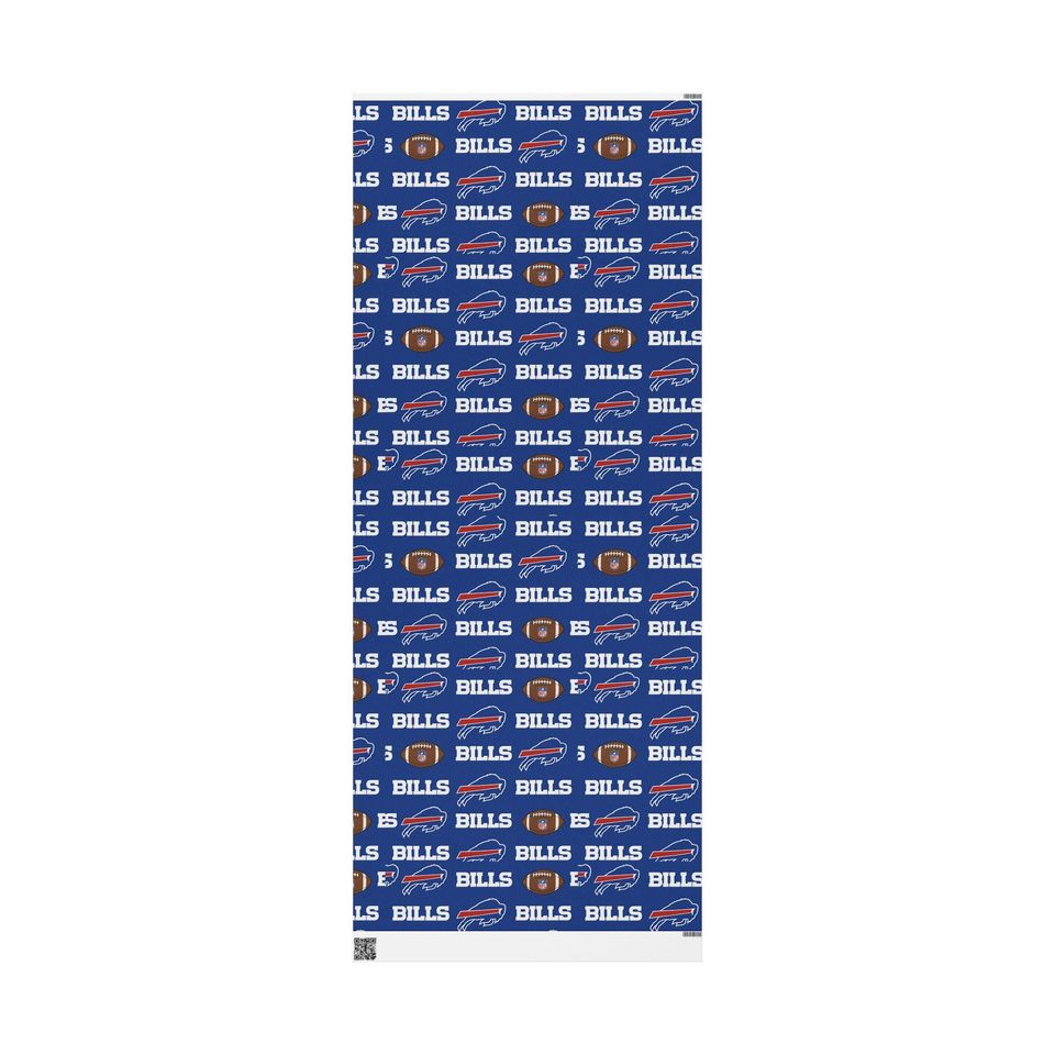 football Buffalo Bills Wrapping Paper: Sports Gift Wrap