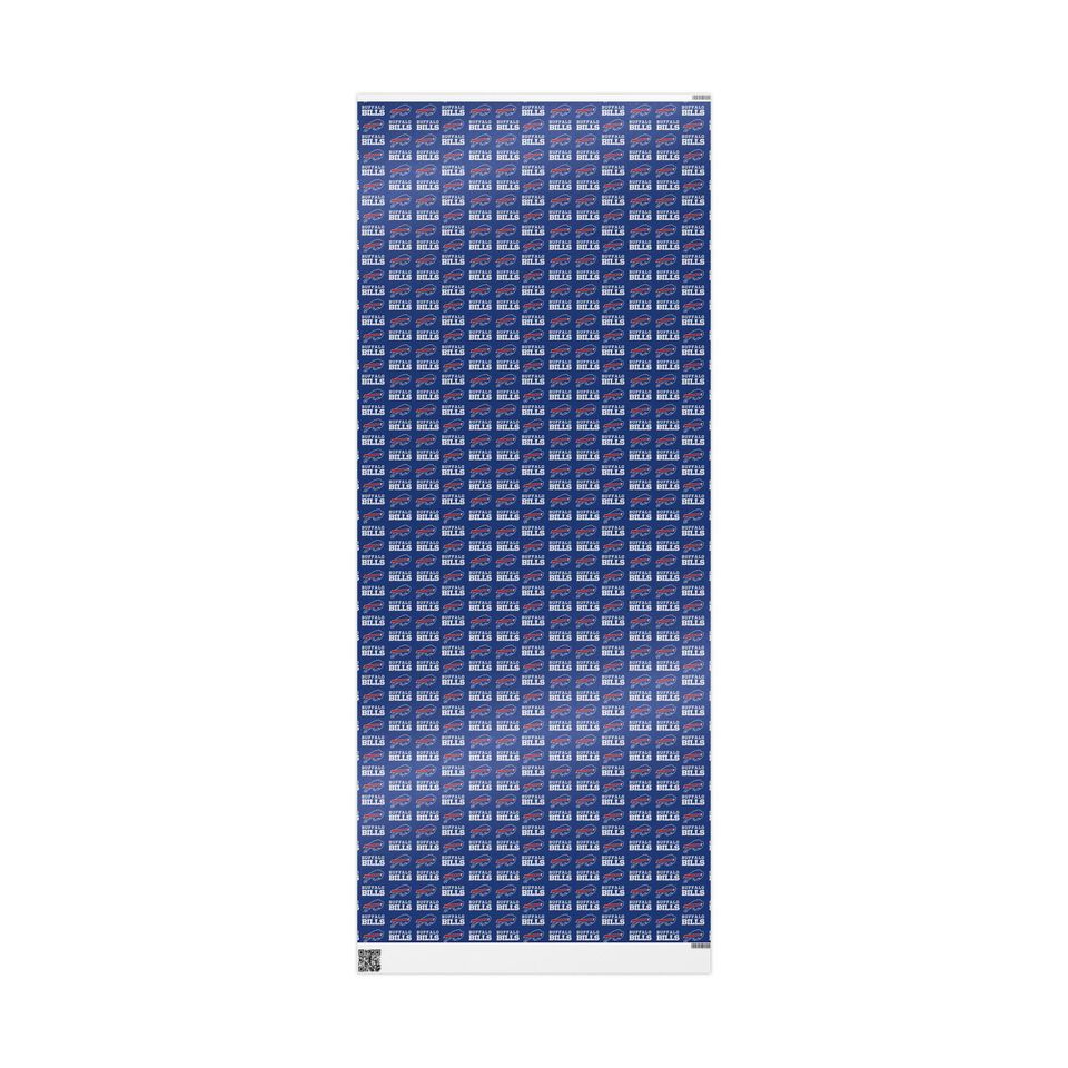 Buffalo Bills Wrapping Paper: Sporty football Gift Wrap