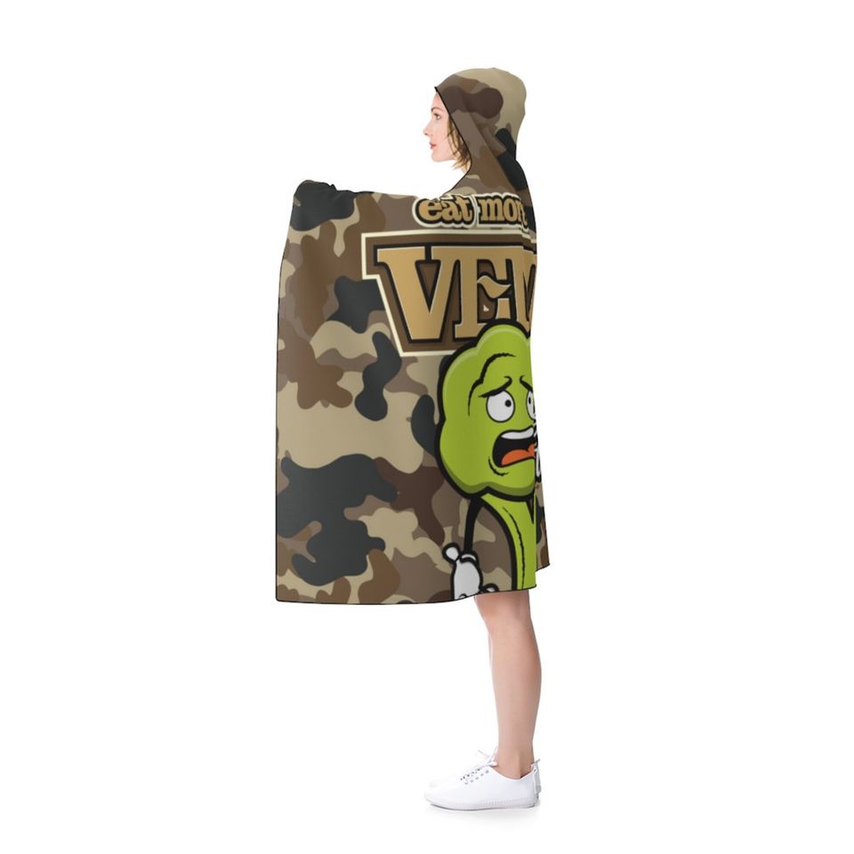 Venison - hunter, deer, funny Hooded Blanket