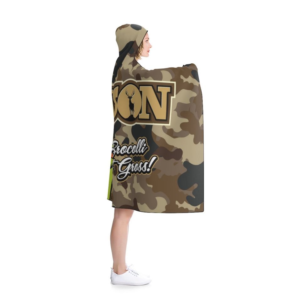 Venison - hunter, deer, funny Hooded Blanket