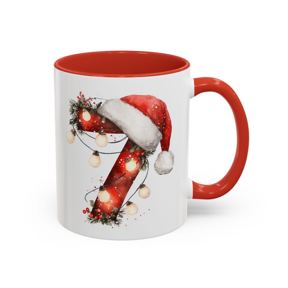 67 Christmas Accent Mug, 6 7 Mug, Six Seven Christmas Accent Coffee Mug