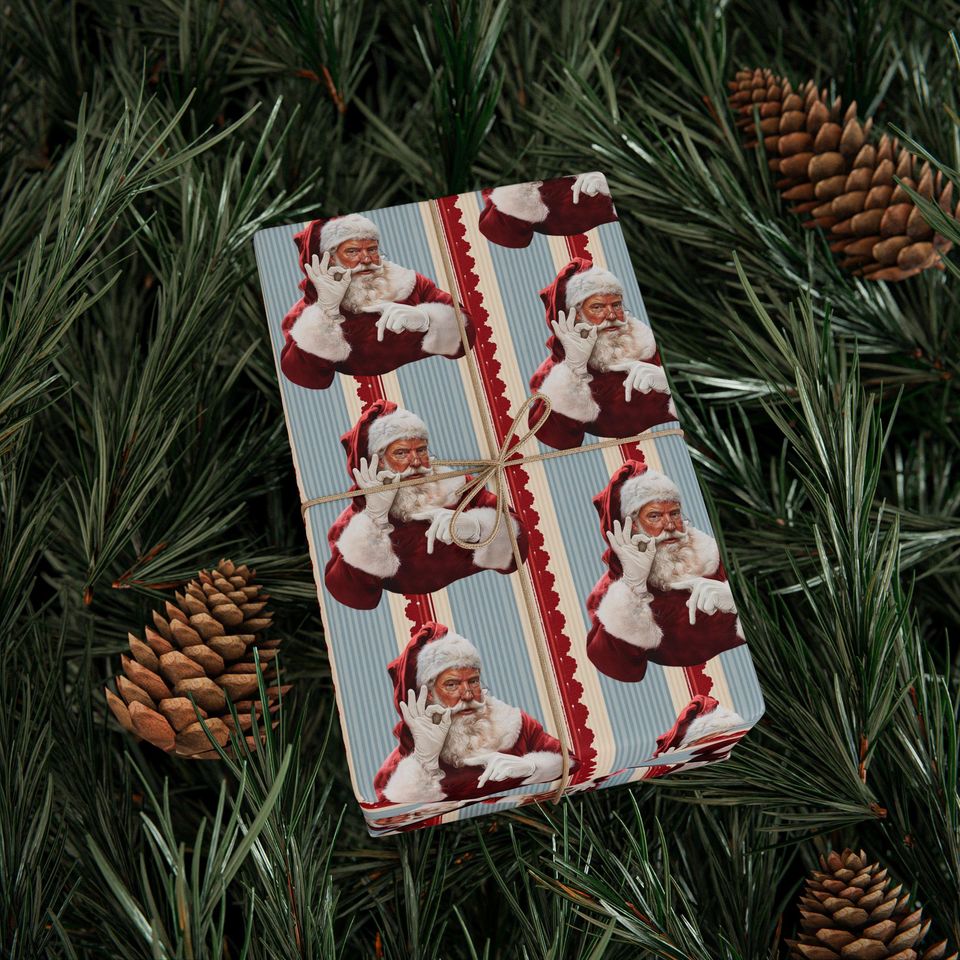 67 Christmas Wrapping Paper with Trump