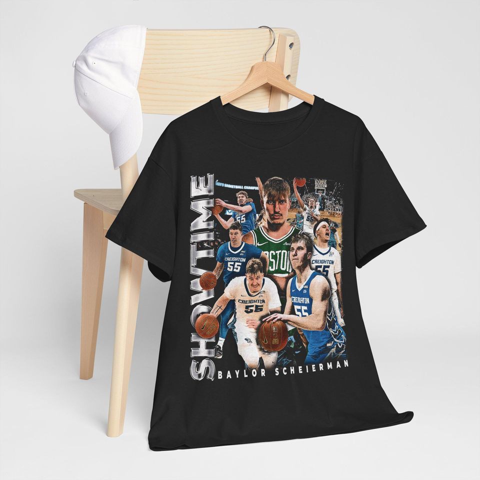 Limited Vintage Baylor Scheierman Boston Basketball Rookie T-shirt