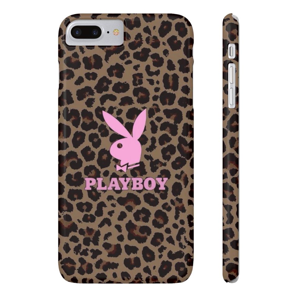 Playboy 2000's Leopard Print Design Phone Case