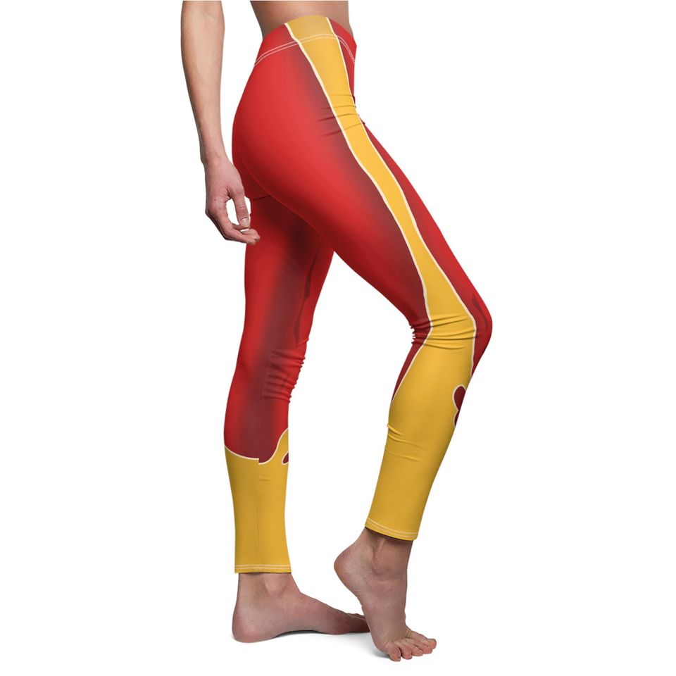 Firestar Leggings with Marvel X-Men Theme for Cosplay and Comic-Con