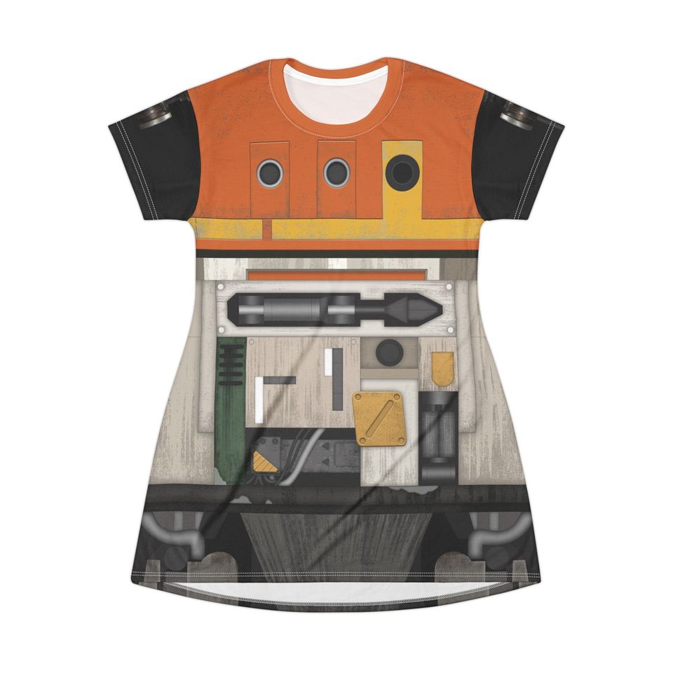 C1-10P Short Sleeve Dress, Star Wars Rebels Costume, Chopper Astromech Droid