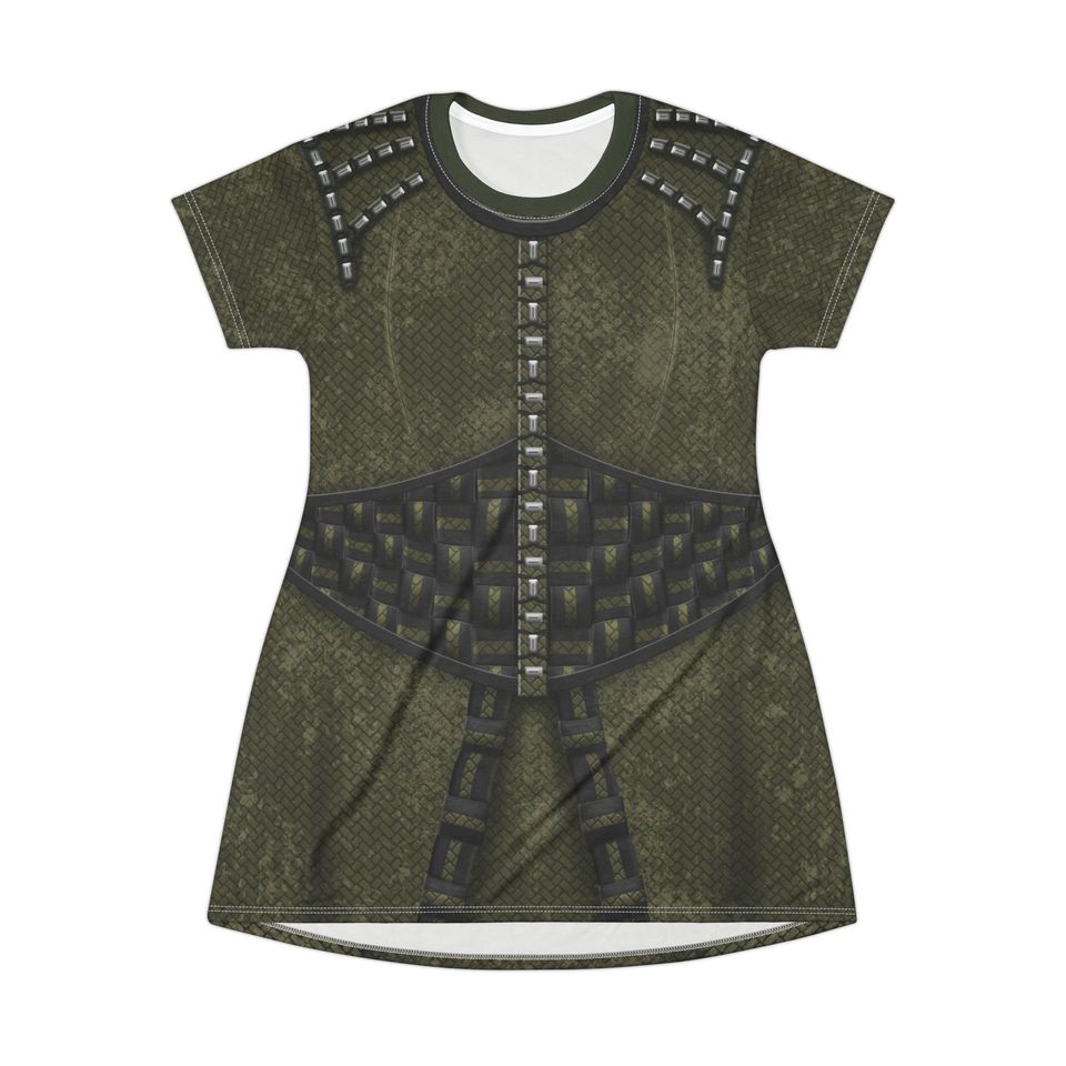 Dar-Benn Short Sleeve Dress, The Marvels Inspired Costume, Cosplay Member of Starforce