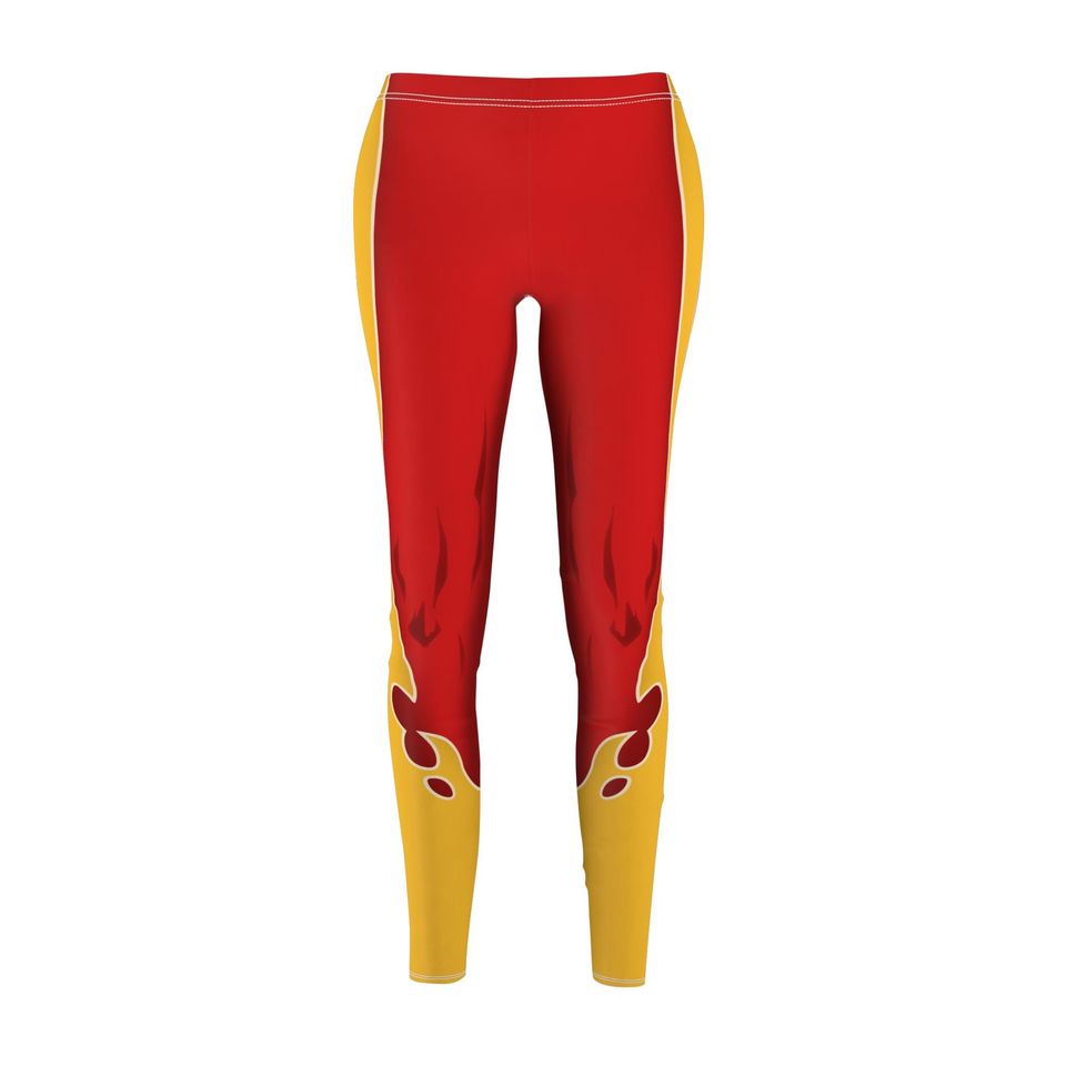 Firestar Leggings with Marvel X-Men Theme for Cosplay and Comic-Con