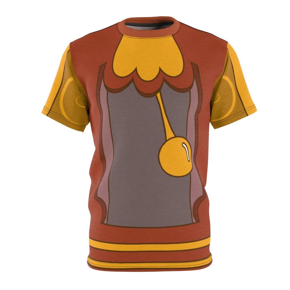 Cogsworth Shirt, Beauty and the Beast Costume 3D tshirt