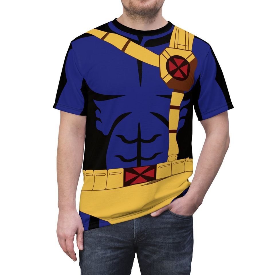 Cyclops Unisex Shirt, Mutants Human Costume, Scott Summers Cosplay