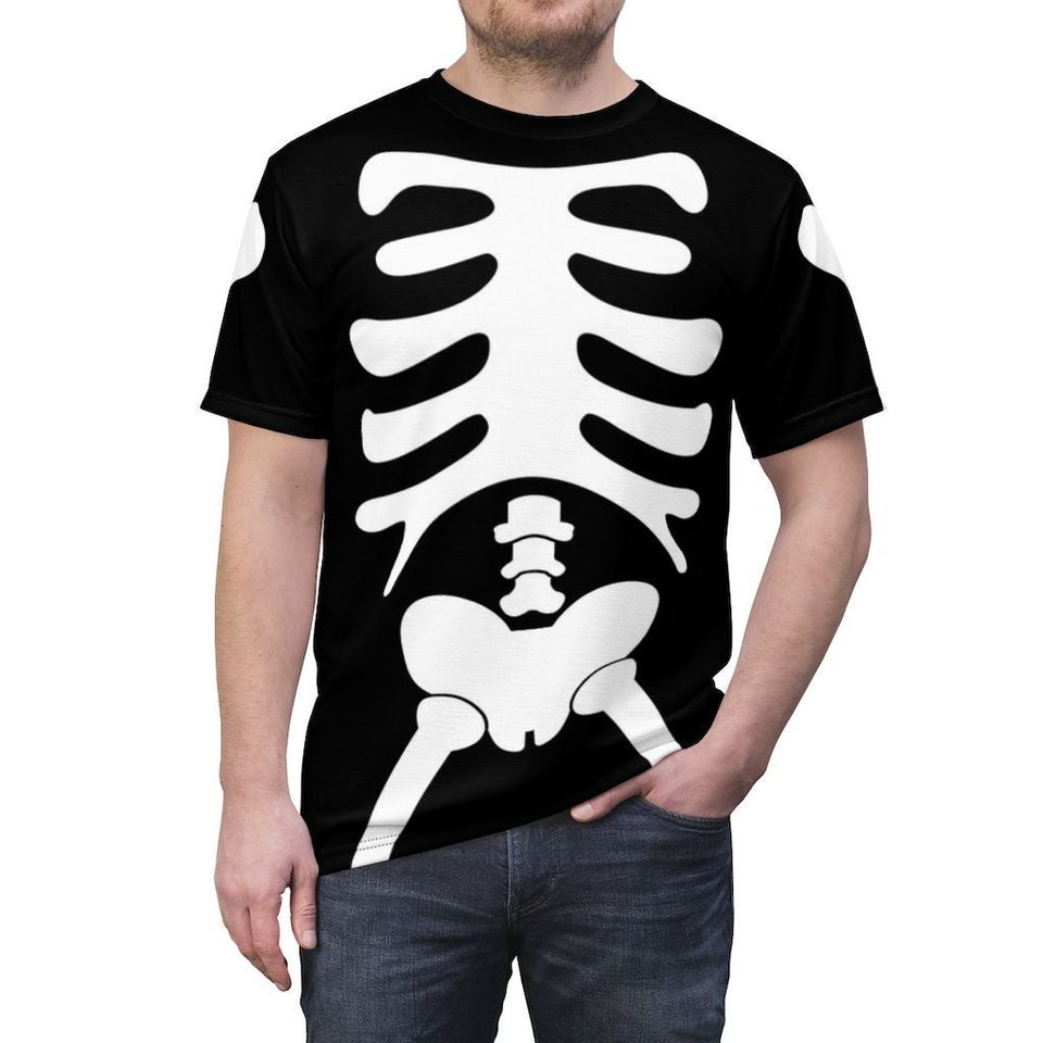The Skeleton Dance Shirt, Halloween Skeleton Costume, Dancing Skeleton Cosplay