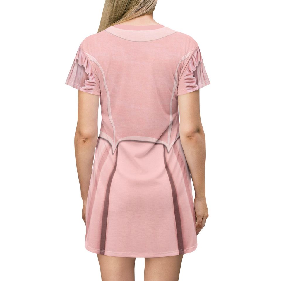 Glinda Pink Good Witch Dress Cosplay, Wicked Inspired Costume