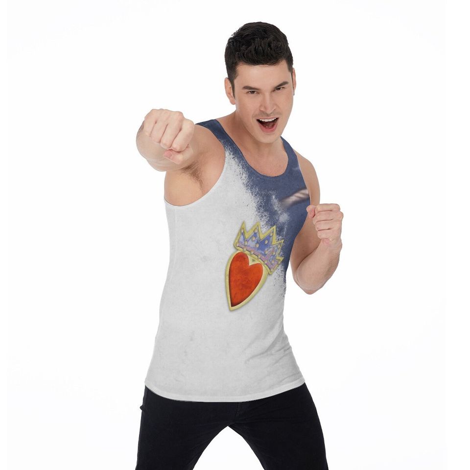 Evie's Heart Descendants 2 3D Tank Top, Disney Running Cosplay