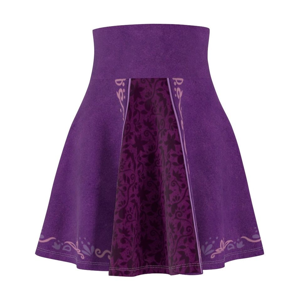 Rapunzel Skirt, Disney Tangled Costume, Disney Skirts for Women, Disney Princess Skater Skirt, Disney Running Skirt, Disney Cosplay Costume
