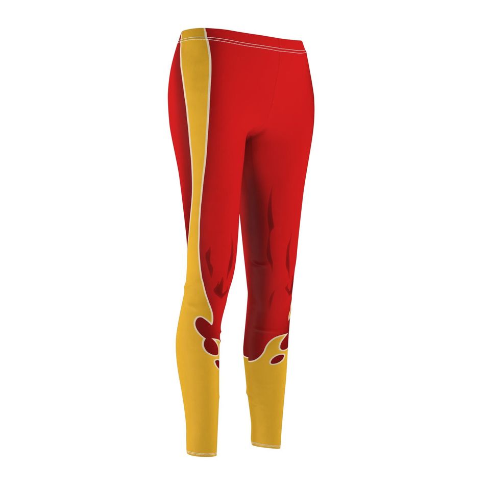 Firestar Leggings with Marvel X-Men Theme for Cosplay and Comic-Con