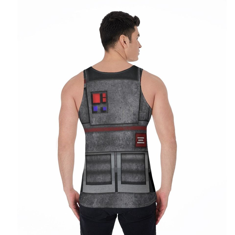 Hunter Bad Batch Clone Force 99 3D Tank Top, Disney Cast Member Costume, Running Cosplay