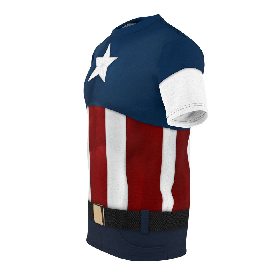 Captain America Stars and Stripes USO Uniform Shirt