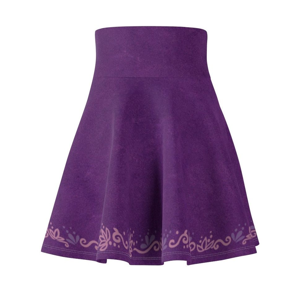 Rapunzel Skirt, Disney Tangled Costume, Disney Skirts for Women, Disney Princess Skater Skirt, Disney Running Skirt, Disney Cosplay Costume