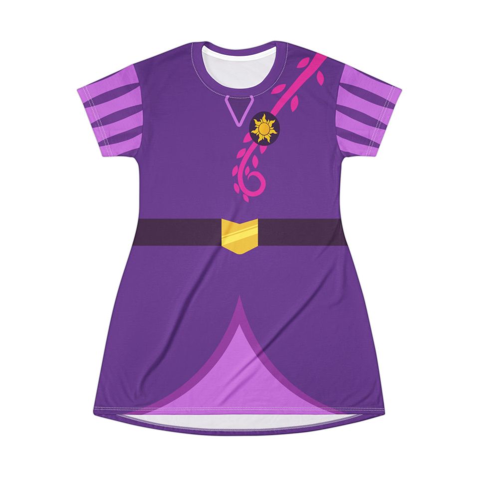 Rapunzel's Tangled Adventure Costume, Rapunzel Short Sleeve Dress