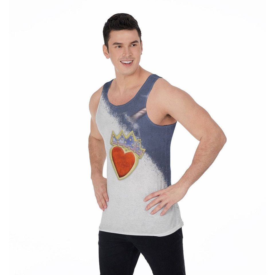 Evie's Heart Descendants 2 3D Tank Top, Disney Running Cosplay