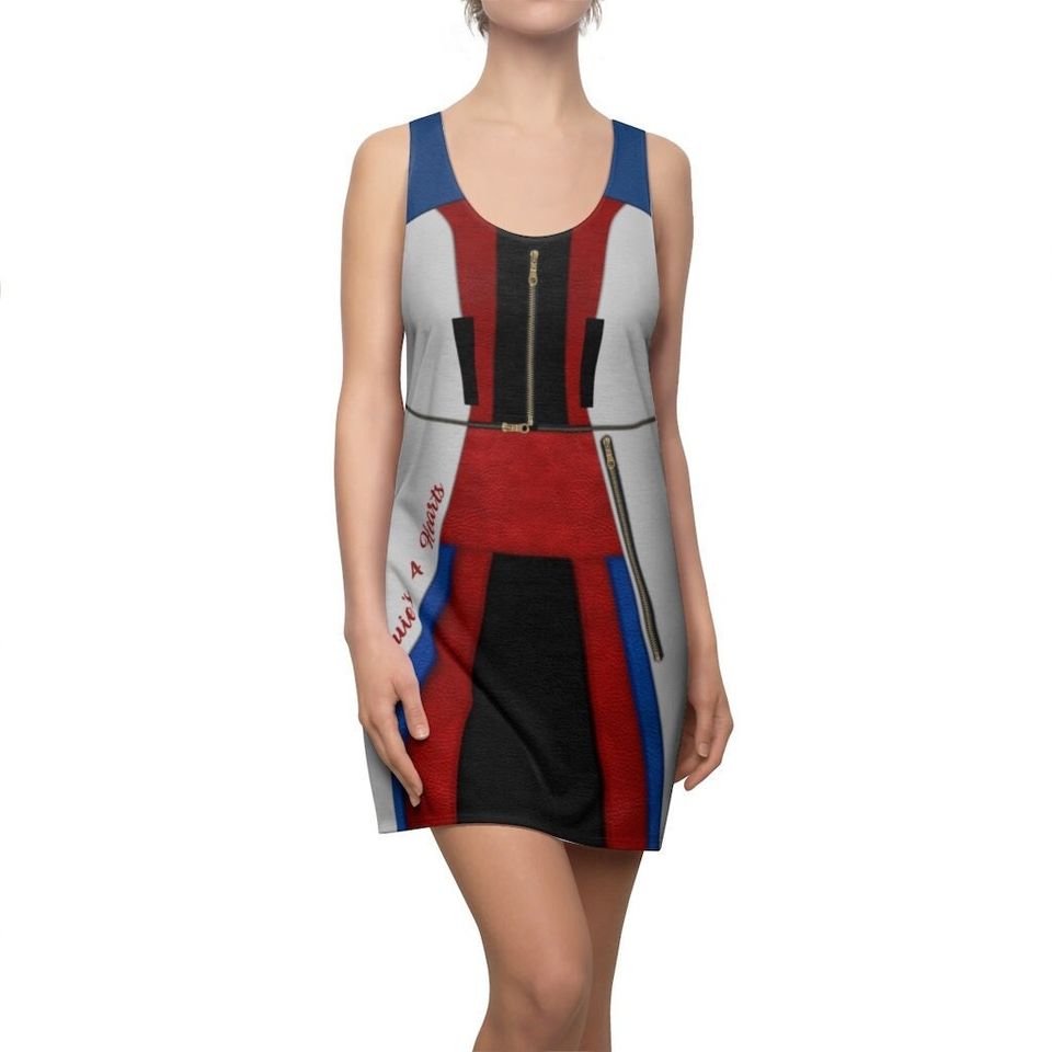 Evie Descendants Dress, Descendants 3 Costume,Racerback Dress