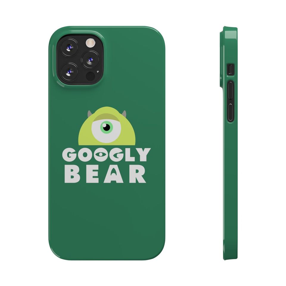 Googly Bear All Model iPhone Cases, Mike Wazowski, Tough or Slim Mobile Case