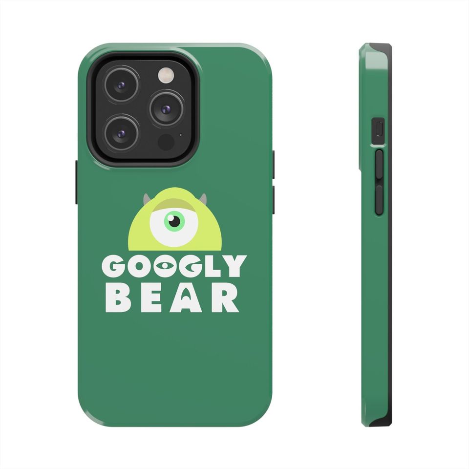 Googly Bear All Model iPhone Cases, Mike Wazowski, Tough or Slim Mobile Case