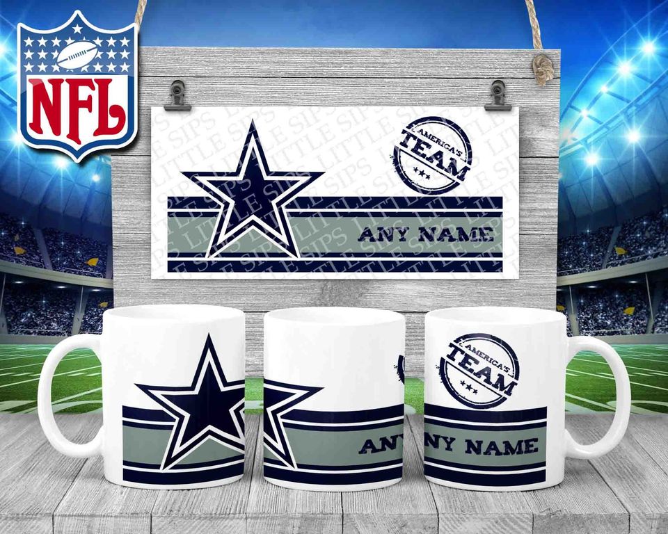 Dallas Cowboys - football Themed Personalised Mug
