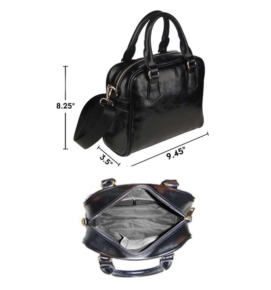 Gothic Moth Shoulder Bag, Dark Butterfly Handbag,