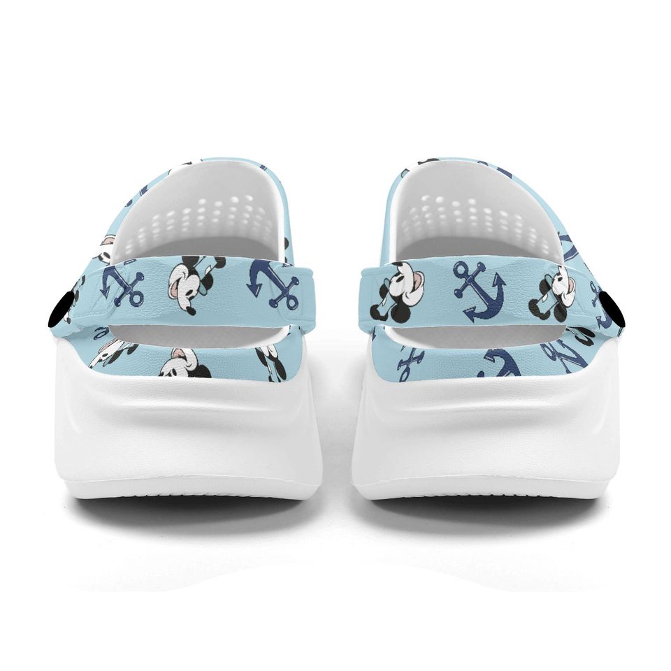 Steamboat Willie Clogs Women's Mickey Mouse EVA Summer Beach Hollow Out Sandals Steamboat Willie Foam Clogs