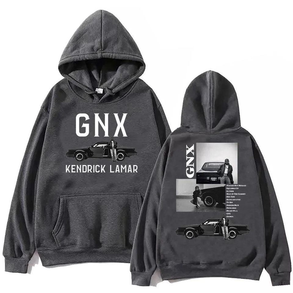 Kendrick Lamar GNX Tour Hoodie Vintage Hip Hop Pullover