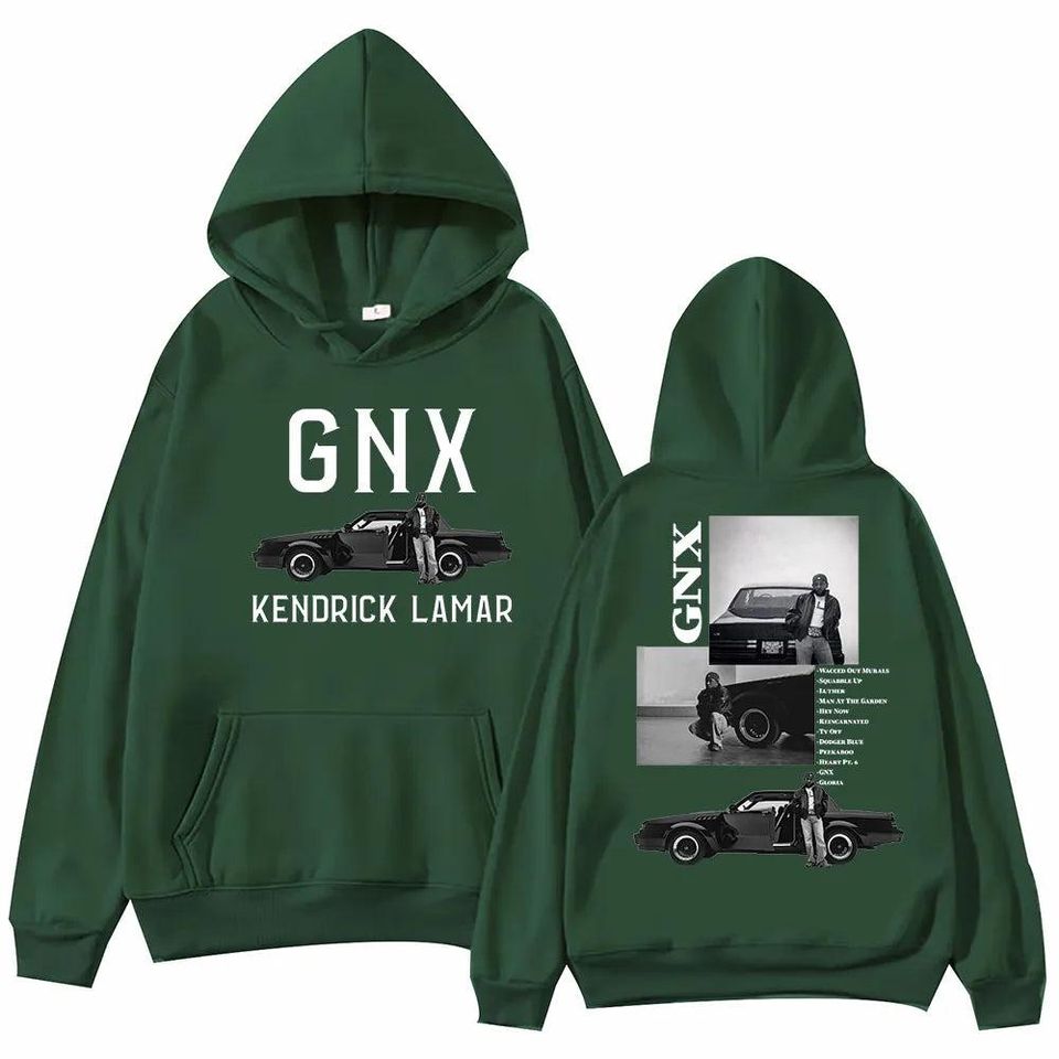 Kendrick Lamar GNX Tour Hoodie Vintage Hip Hop Pullover
