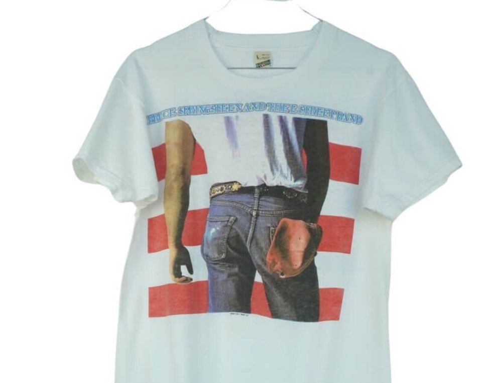 1985 Bruce Springsteen and the Street Band Born the U.S.A Vintage T-Shirt / Vtg Bandshirt